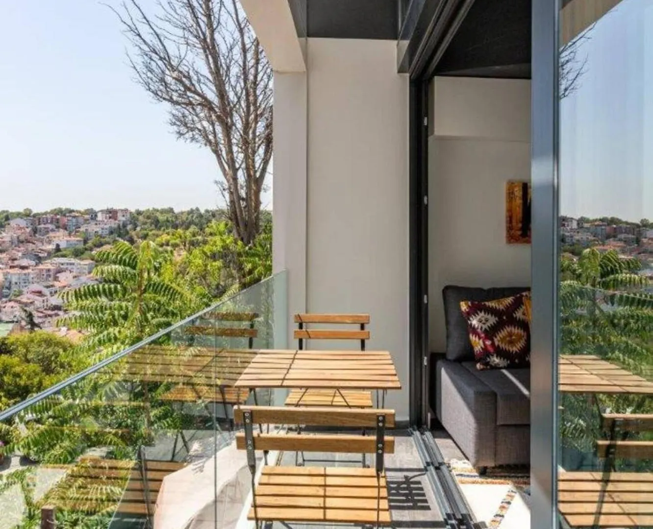 Apartament Airy Studio W Stunning Views Private Patio #362 Stambuł