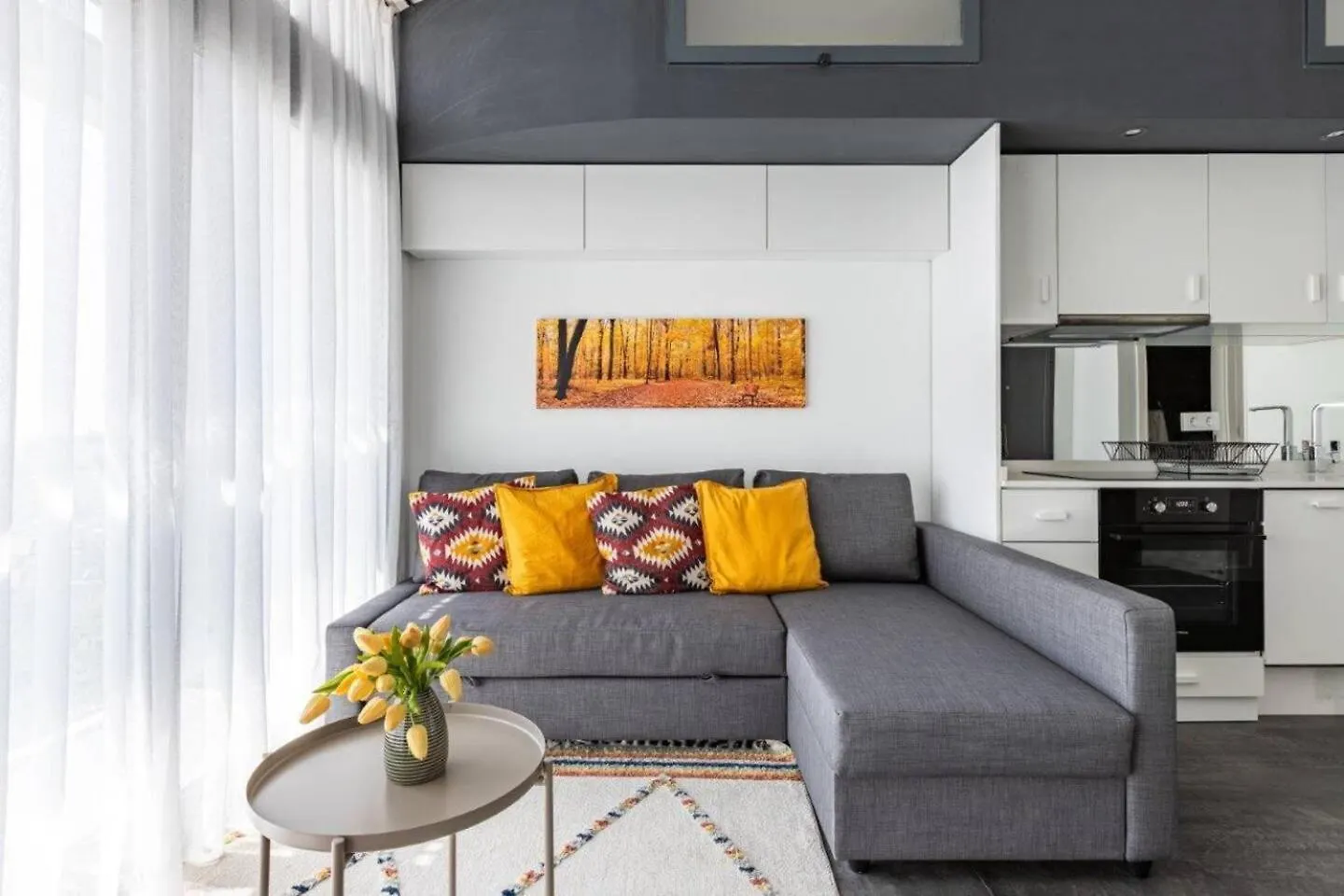 Airy Studio W Stunning Views Private Patio #362 Stambuł 0*,
